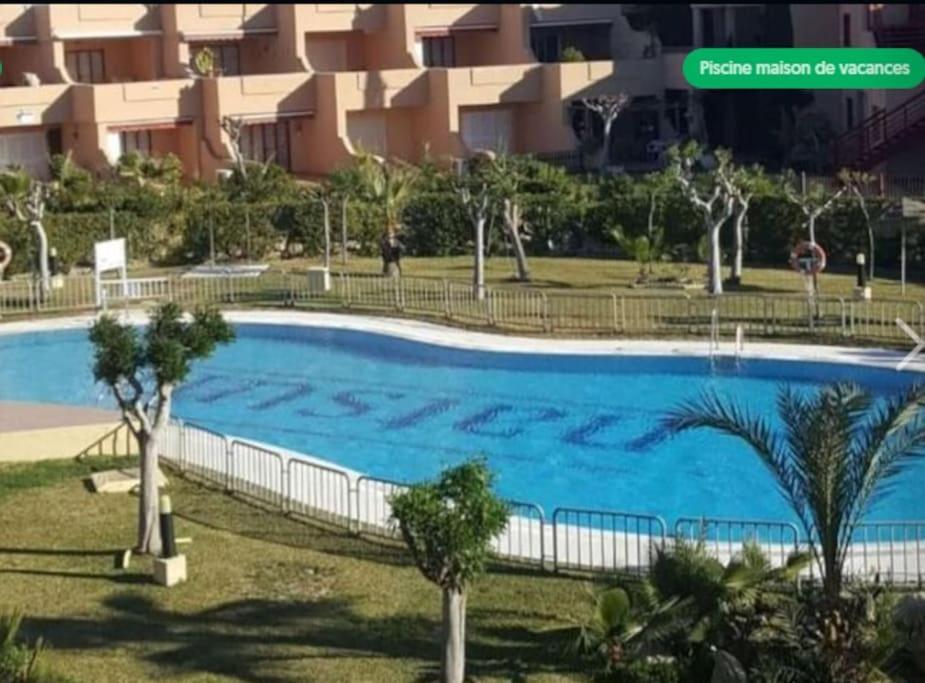 Estudio En Urbanizacion Naturista Con Piscina Junto Al Mar Vera Exteriör bild