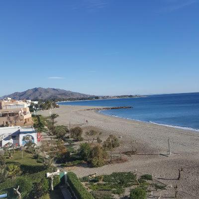 Estudio En Urbanizacion Naturista Con Piscina Junto Al Mar Vera Exteriör bild